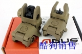 MAGPUL2代 尼龙折叠准心组 沙色