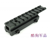 燕尾槽转皮轨 增高镜桥 延长型