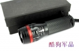 LED透镜强光手电 可调焦