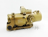 Elcan SOCOM DR1-4X+啄木鸟2代感光 沙色